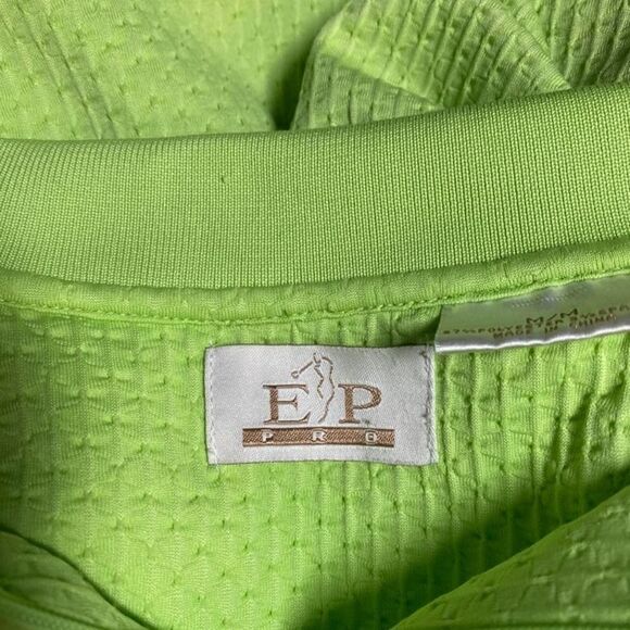 Chartreuse EP Pro Sleeveless Golf / Tennis Shirt - Med. - Picture 6 of 7